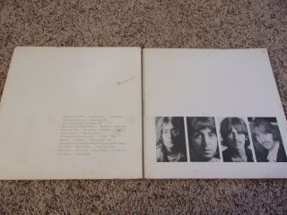 The Beatles White Album 2LP 1968 pressing A 1682973 3