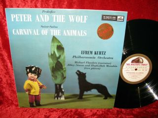 1959 Uk Nm Asd 299 Ed1 G/c Stereo Prokofiev Peter And The Wolf,  Saint - Saens Carn