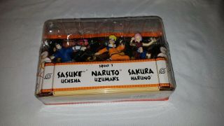 Naruto Action Figures Shonen Jump Old Stock 2002 Squad 7.  3 Figures