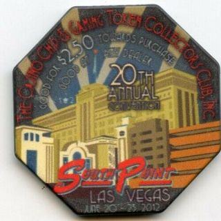 $2.  50 South Point " Octagon " - - Las Vegas Nv - - Casino Chip