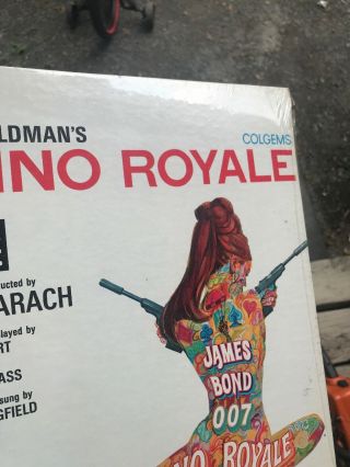 Casino Royale James Bond 1967 Orig Soundtrack Burt Bacharach Shrink Ex,  Rare 5