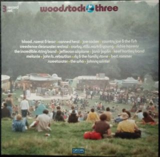 Woodstock - Vol.  3 Soundtrack 3 X Lp - Colored Vinyl Album Summer 69 Record