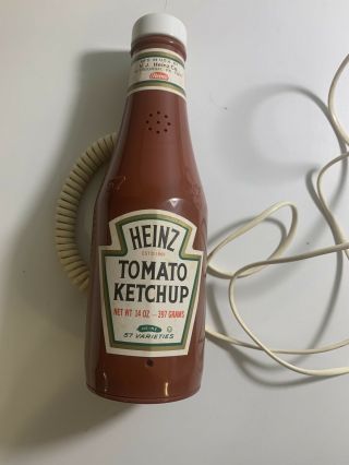 Heinz Ketchup Bottle Phone 1984 Vintage