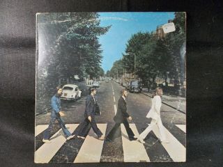 Abbey Road By The Beatles (apple So - 383) First Scranton Pressing Lp Vg,  /g,