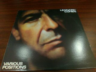 Leonard Cohen ‎– Various Positions (vinyl,  Lp) / Pcc 90728 / 1984 Vg,