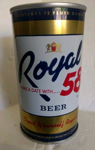 Royal 58 Beer Can - Duluth,  Mn -