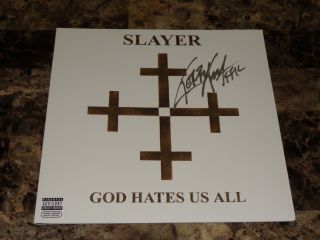 Slayer Rare Signed Autographed Vinyl LP Record Heavy Metal Kerry King Photo 3