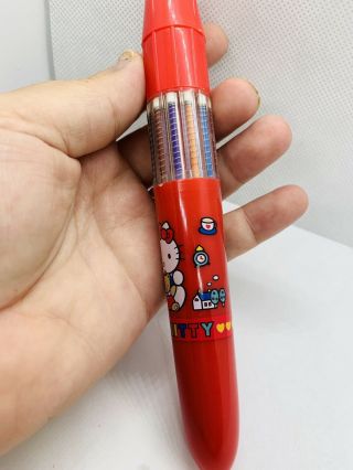 Vintage Hello Kitty Sanrio Pen Multi Ink 1991 2