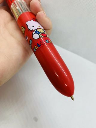 Vintage Hello Kitty Sanrio Pen Multi Ink 1991 4