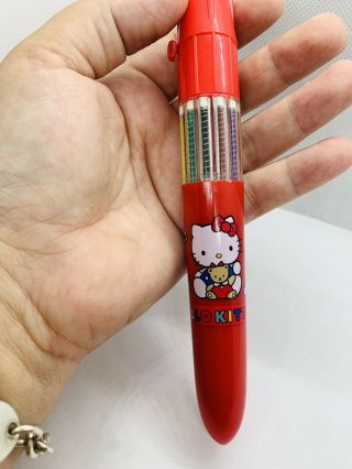 Vintage Hello Kitty Sanrio Pen Multi Ink 1991 5