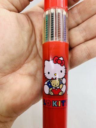 Vintage Hello Kitty Sanrio Pen Multi Ink 1991 6