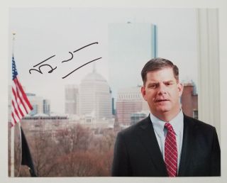 Mayor Marty Walsh Signed 8x10 Photo Boston Politician Political Rad