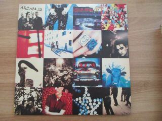 U2 - Achtung Baby 1992 Korea Orig Lp Vinyl Bono No Barcode Insert