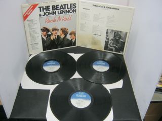 Vinyl Record Box - Set The Beatles & John Lennon Rock N Roll (134) 29