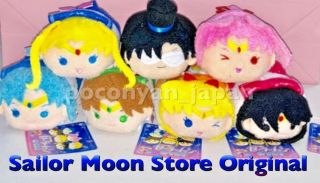 Sailor Moon Store Otedama Mascot 7set Tsum Tsum Plush Doll Japan Anime