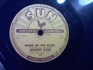 Sun Records 78 Rpm Single By Johnny Cash - 279 Give My Love To Rose