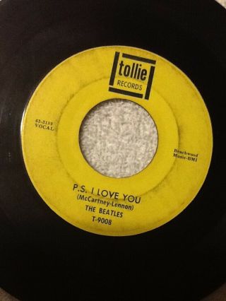The Beatles Love Me Do (Tollie 45 RPM & Picture Sleeve) 2