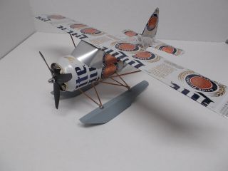 Aluminum Beer Can Handcrafted Airplane/miller Light (beaver)