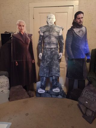 Game Of Thrones Season 7,  Life Size Standup Character Figures Set Of 3