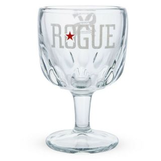 Rogue Ales Xs Beer Goblet - 12 Oz - Wide Mouth - Craft Brew Beer Geek Drinkware