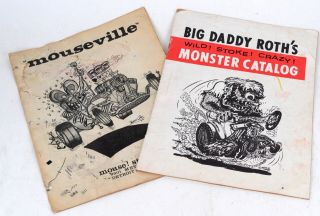 1963 Big Daddy Roth & Mouse Rat Fink Monster T Shirt Catalogs