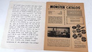 1963 Big Daddy Roth & Mouse Rat Fink Monster T Shirt Catalogs 5
