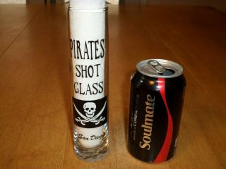 Pirates [ Pirate Skull & Bones Flag - San Diego,  Ca.  ] Jumbo & Tall Shot Glass