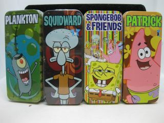 Set Of (4) - 2004 Burger King Spongebob Watches - 2