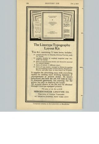 1923 PAPER AD Newspaper Vindicator Youngstown Ohio Mergenthaler Linotype Company 2