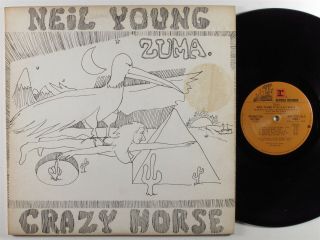 Neil Young & Crazy Horse Zuma.  Warner Bros Lp Nm/vg,  Promo