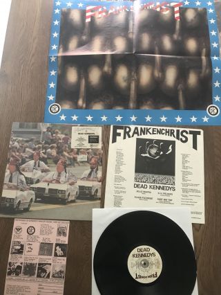 Dead Kennedys Lp Frankenchrist With Banned Poster H.  R.  Giger 1985 Rare