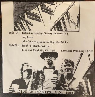 Rapeman Live Ep 7 " Shellac Big Black 80s Punk Vinyl Sonic Youth Dinosaur Jr
