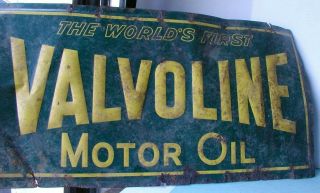 1952 " Valvoline Motor Oil " Tin Sign