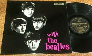 The Beatles:with The Beatles.  Rare Aussie/oz Mono Gold Parlophone Lp - 1964