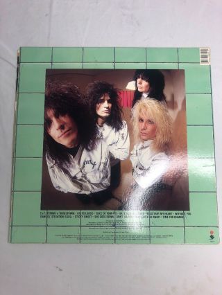 Motley Crue Dr Feelgood USA VGvinyl LP 1989 Elektra 9 60829 - 1 2