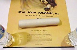 WW2 1944 Seal Soda Company Advertising Calendar Angel of Mercy Red Cross VT RARE 5