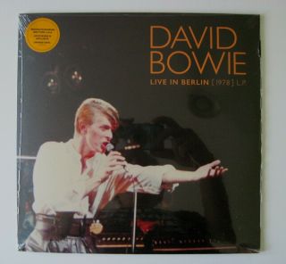 David Bowie Lp " Live In Berlin 1978 " Brooklyn Museum Exclusive Orange Vinyl