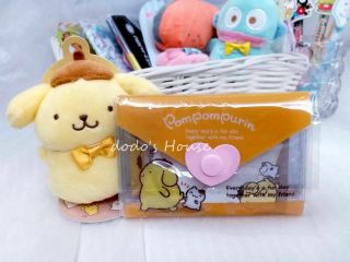 Hot Sanrio Japan Pom Pom Purin Folder Bag Letter Set Sticker