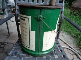 Vintage Quaker State Lubricant Motor Oil Can 5 Gallon can 5