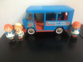 Buddy L.  Raggedy Ann And Andy Camper - Pressed Steel