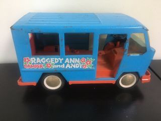 Buddy L.  Raggedy Ann And Andy Camper - Pressed Steel 6