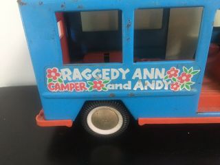 Buddy L.  Raggedy Ann And Andy Camper - Pressed Steel 7