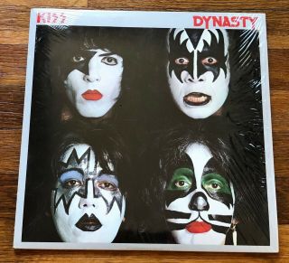 Kiss Dynasty Rare Vinyl Lp Record With Poster And Inserts (in Shrink)