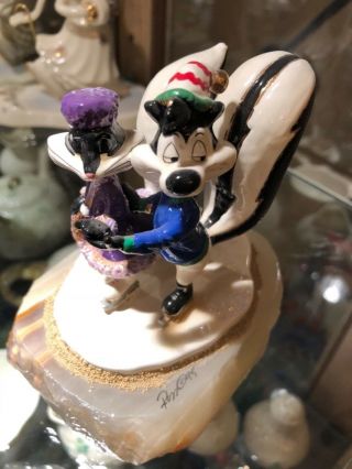 Ice Skating Pepe Le Pew & Penelope - Ice Dancing By Ron Lee - Le 384/750