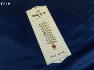 Vintage Esso Humble Standard Motor Oil Morris Gas Service Station Thermometer Va