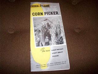 1945 John Deere No.  200 Pull Type Corn Picker Brochure