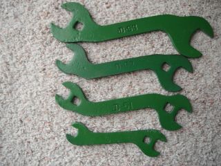 Antique Set - 4 Jd Wrenches 50 - 51 - 52 - 53