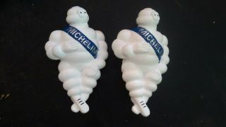 17 " X2 Light Michelin Man Doll Figure Bibendum Advertise Tire Collect,  Freesh