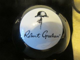 ROBERT GRAHAM POOL BALL WINE BOTTLE STOPPER 2