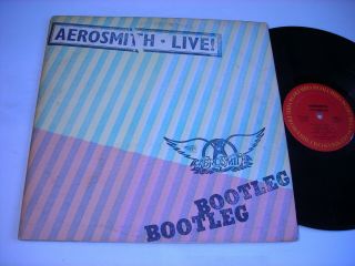 Aerosmith Live Bootleg 1978 Double Stereo Lp
